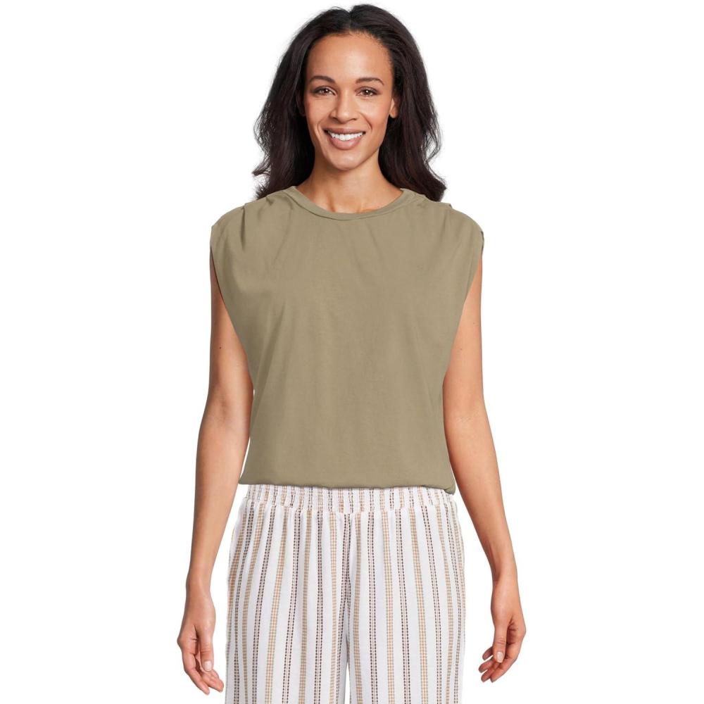 image:imageMichael Stars Womens Luca Bubble TeeOlive