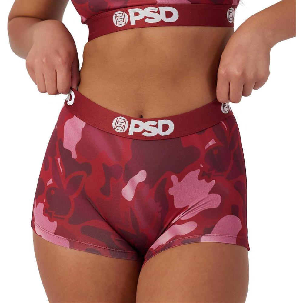 image:imagePSD Womens Smiley Print Boy Shorts Full Coverage Womens Underwear Comfortable Stretch Panties for WomenPb Silk