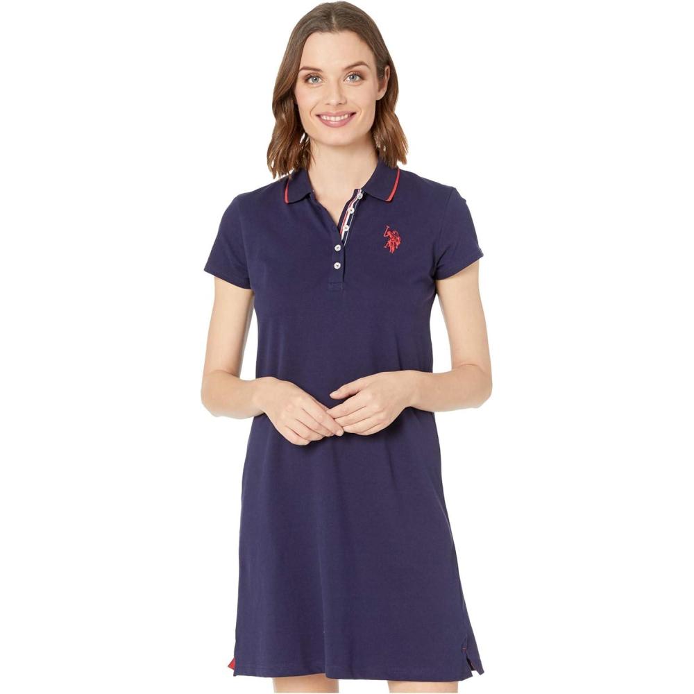 image:imagePolo Dress with Tipped Design by US Polo AssnEvening Blue
