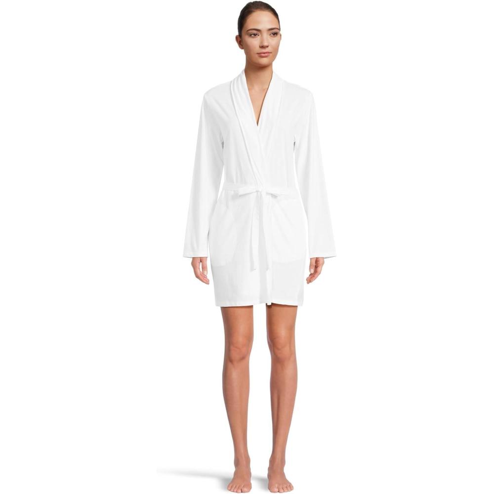 image:imageSkin womens Natural 36 12 Juliana Organic Cotton RobeWhite