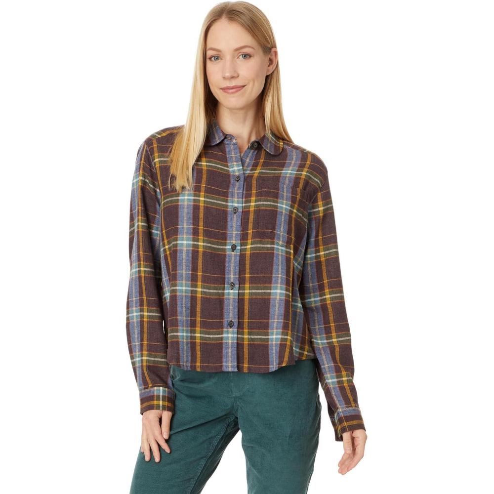 image:imageToadampCo Rose Short Sleeve TeeCarob Multi Windowpane
