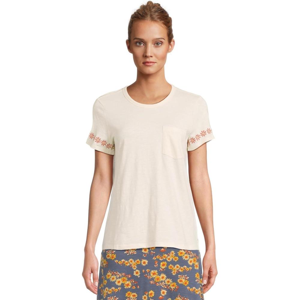 image:imageToadampCo Rose Short Sleeve TeeSalt Embroidery