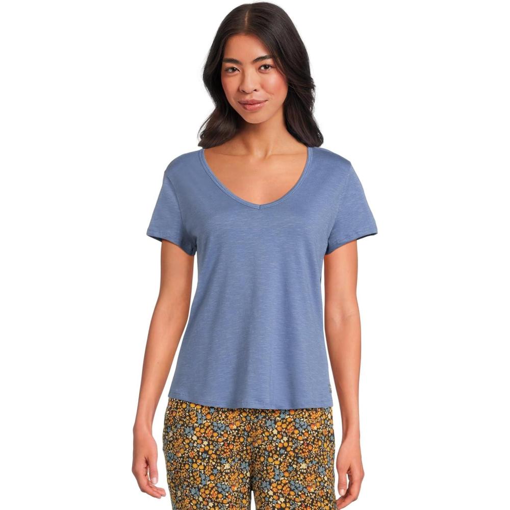 image:imageToadampCo Womens Marley Short Sleeve V TeeKyanite