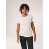 Arc’teryx Taema Crew Neck SS Women’s | Quick Dry Short Sleeve Workout Shirts – Lightweight Exercise Tops(Arctic Silk Heather)