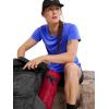 Arc’teryx Taema Crew Neck SS Women’s | Quick Dry Short Sleeve Workout Shirts – Lightweight Exercise Tops(Electra Heather)