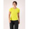 Arc’teryx Taema Crew Neck SS Women’s | Quick Dry Short Sleeve Workout Shirts – Lightweight Exercise Tops(Euphoria Heather)