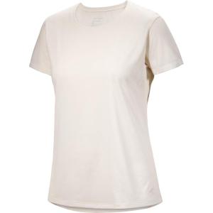 Arc’teryx Taema Crew Neck SS Women’s | Quick Dry Short Sleeve Workout Shirts – Lightweight Exercise Tops(Arctic Silk Heather)