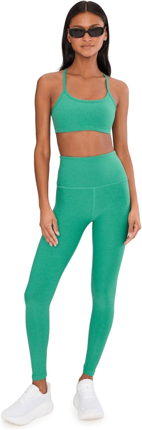 image:imageBeyond Yoga Womens Spacedye Slim Racerback BraBright Emerald Heather