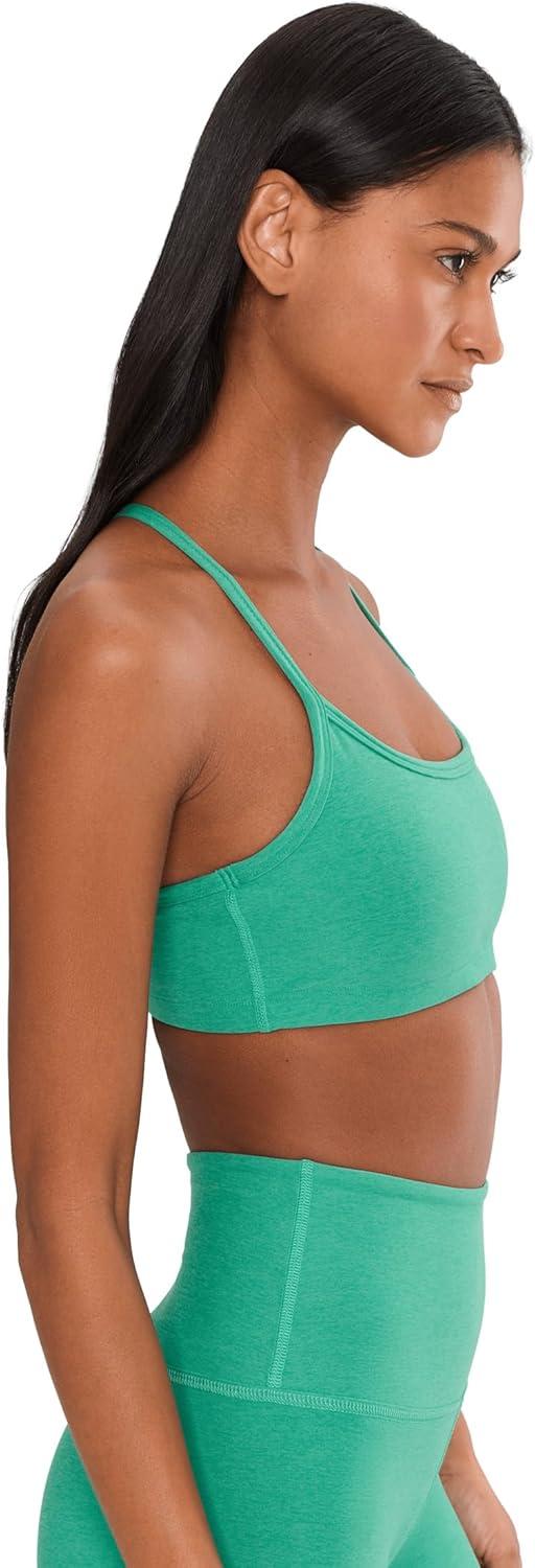 image:imageBeyond Yoga Womens Spacedye Slim Racerback BraBright Emerald Heather