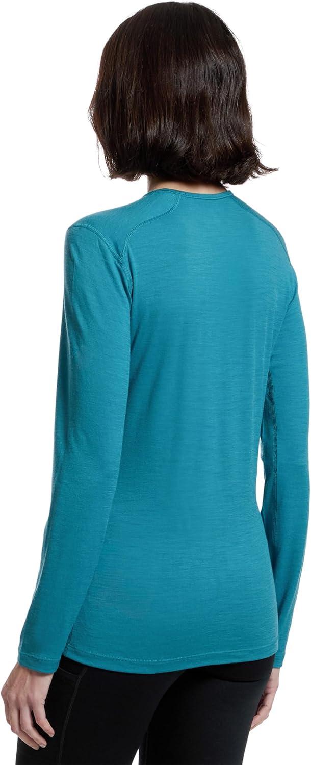 image:imageIcebreaker Merino Womens Merino 200 Oasis Long Sleeve CreweTopaz