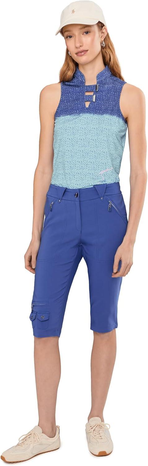 image:imageJamie Sadock Womens Dotted Up Print Sleeveless PoloSlate Purple