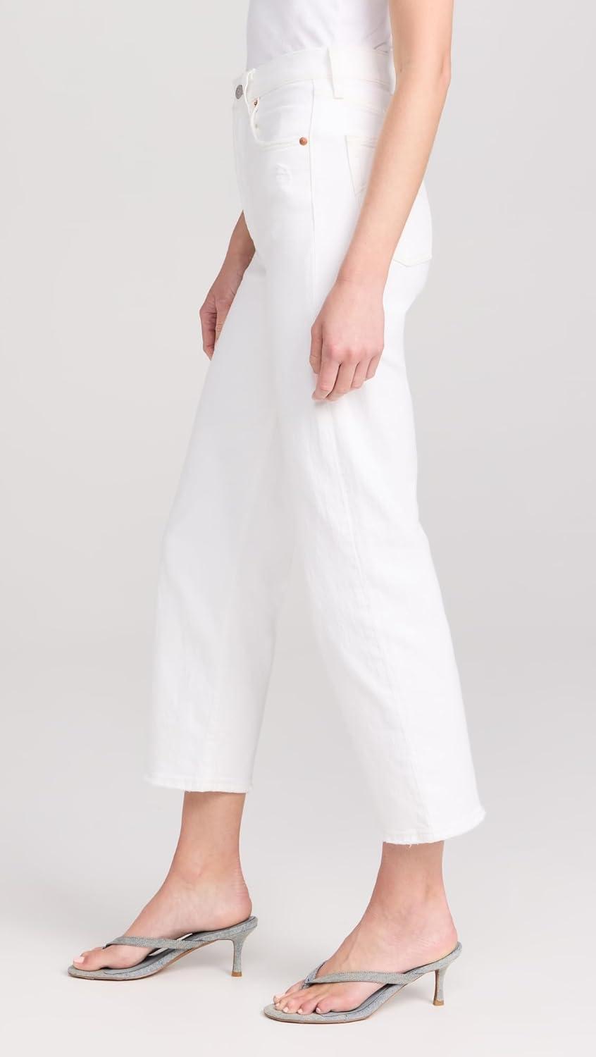 image:imageLevis Womens Premium Ribcage Straight Ankle JeansCloud Over White