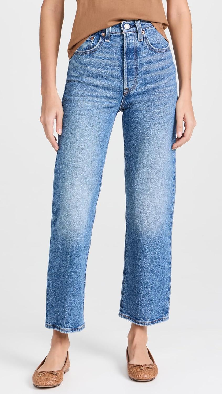 image:imageLevis Womens Premium Ribcage Straight Ankle JeansDance Around