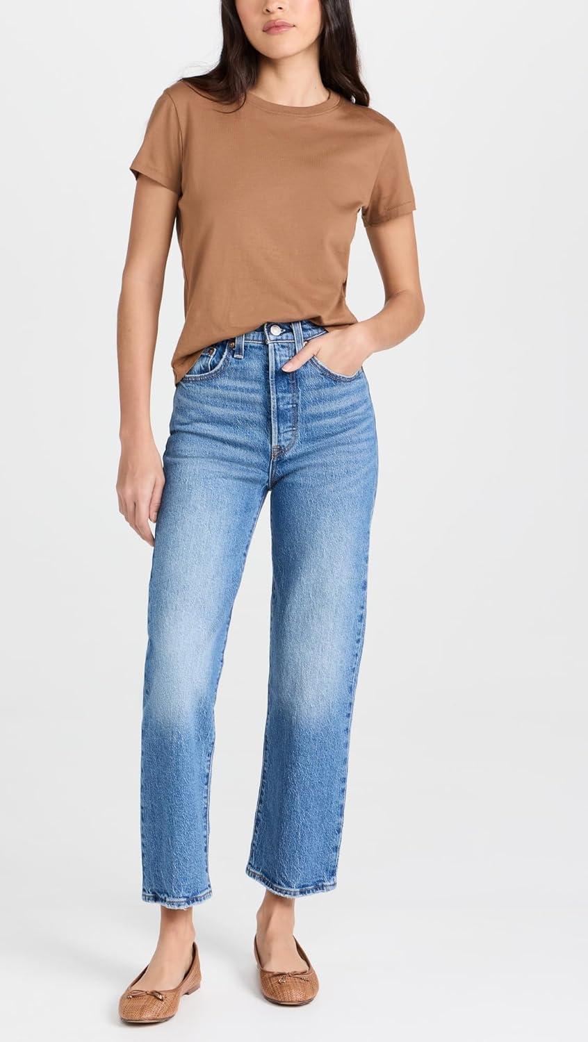 image:imageLevis Womens Premium Ribcage Straight Ankle JeansDance Around
