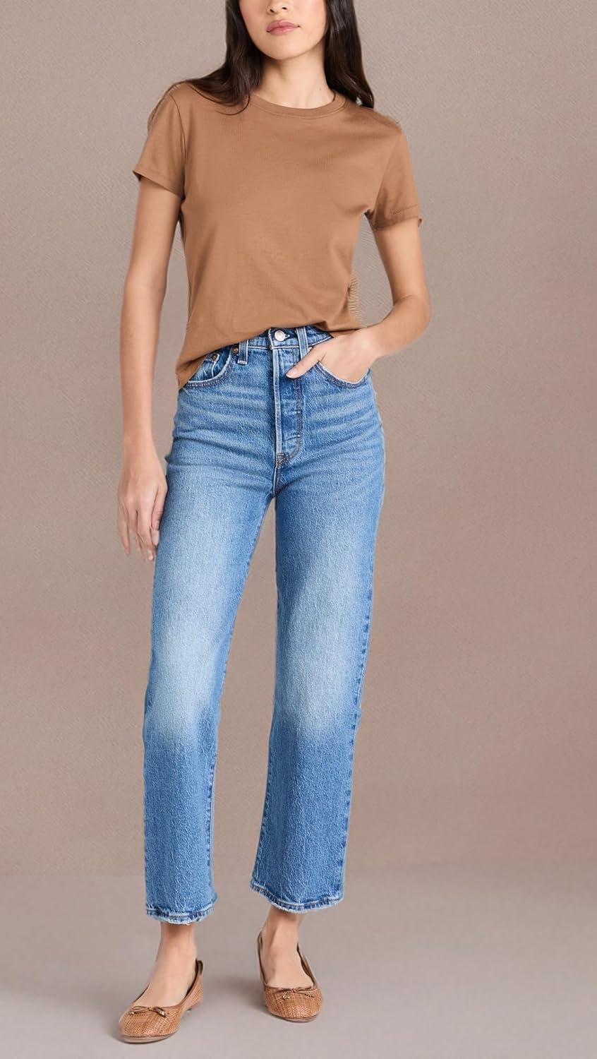 image:imageLevis Womens Premium Ribcage Straight Ankle JeansDance Around