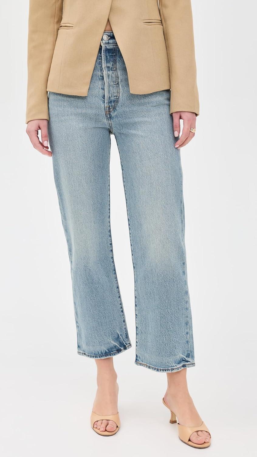 image:imageLevis Womens Premium Ribcage Straight Ankle JeansLets Share