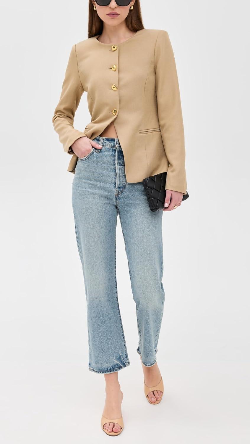 image:imageLevis Womens Premium Ribcage Straight Ankle JeansLets Share