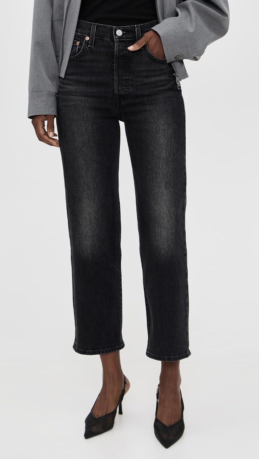 image:imageLevis Womens Premium Ribcage Straight Ankle JeansLoom About