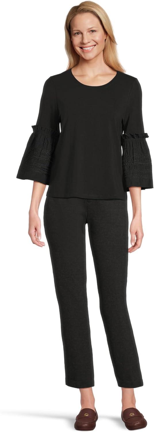 image:imageLiverpool Womens Kelsey Trouser Super Stretch PonteHeathered Charcoal