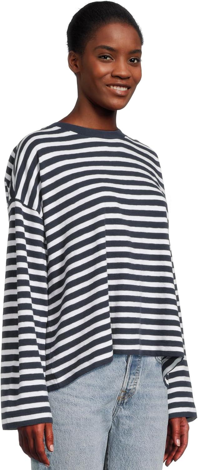 image:imageMadewell Womens Long Sleeve Easy Tee TextureNavy