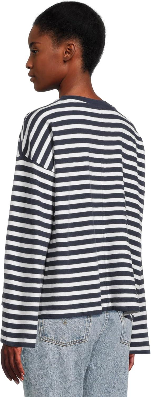image:imageMadewell Womens Long Sleeve Easy Tee TextureNavy