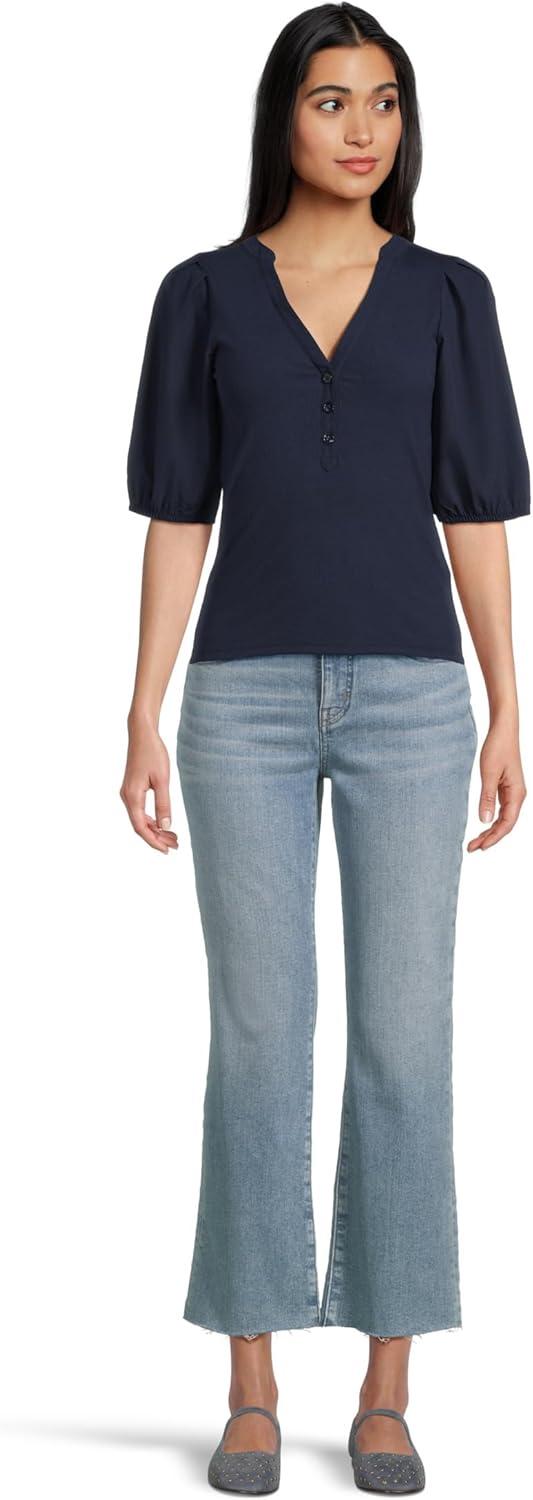 image:imageMadewell Womens Mixy VNeck Puff TeeMidnight Navy