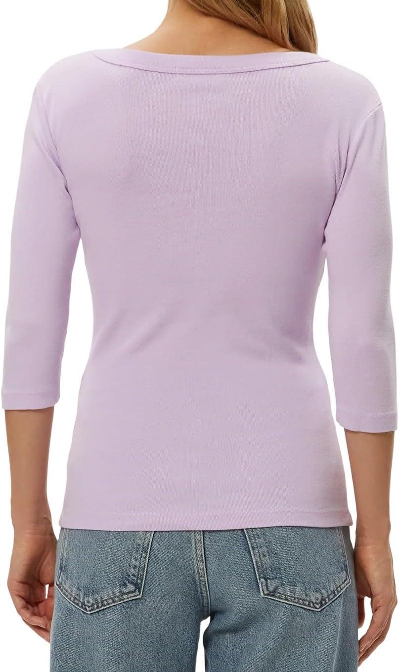 image:imageMichael Stars Womens Dot ThreeQuarter Sleeve Tee ShirtWhimsy