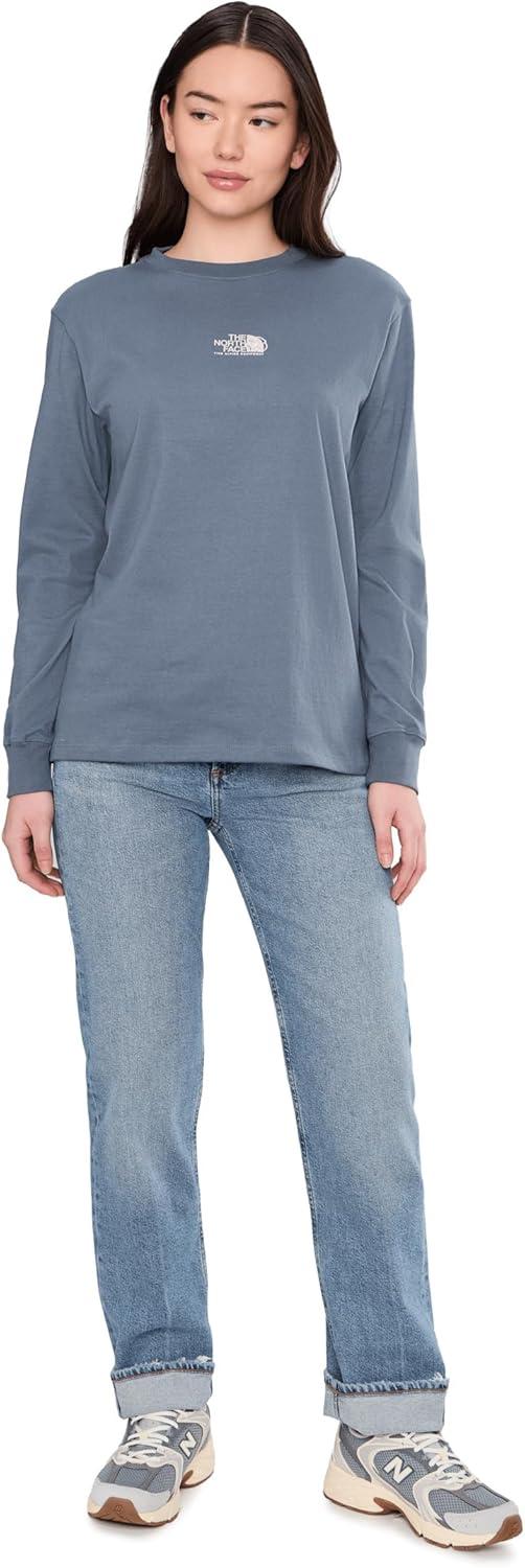 image:imageThe North Face Womens Floral Alpine Relaxed LongSleeve TeeGranite Grey