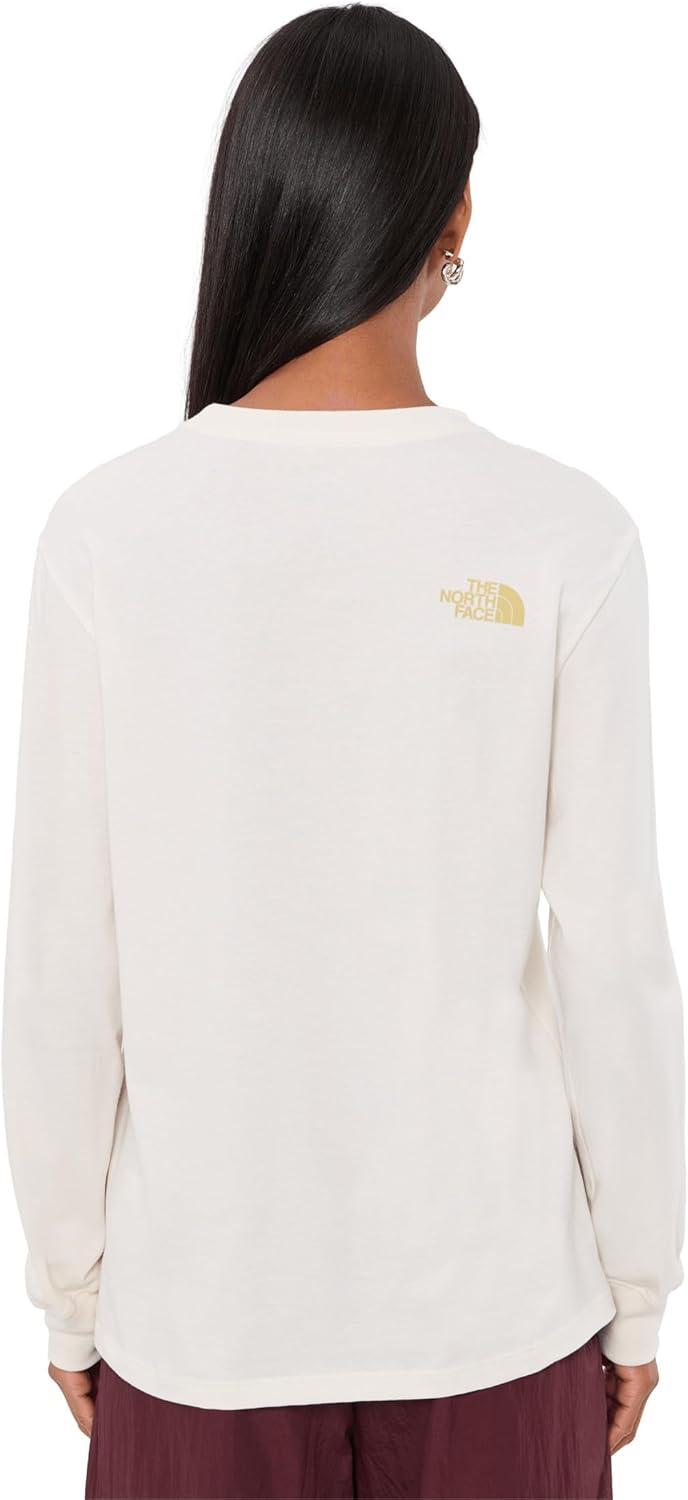 image:imageThe North Face Womens Floral Alpine Relaxed LongSleeve TeeWhite Dune