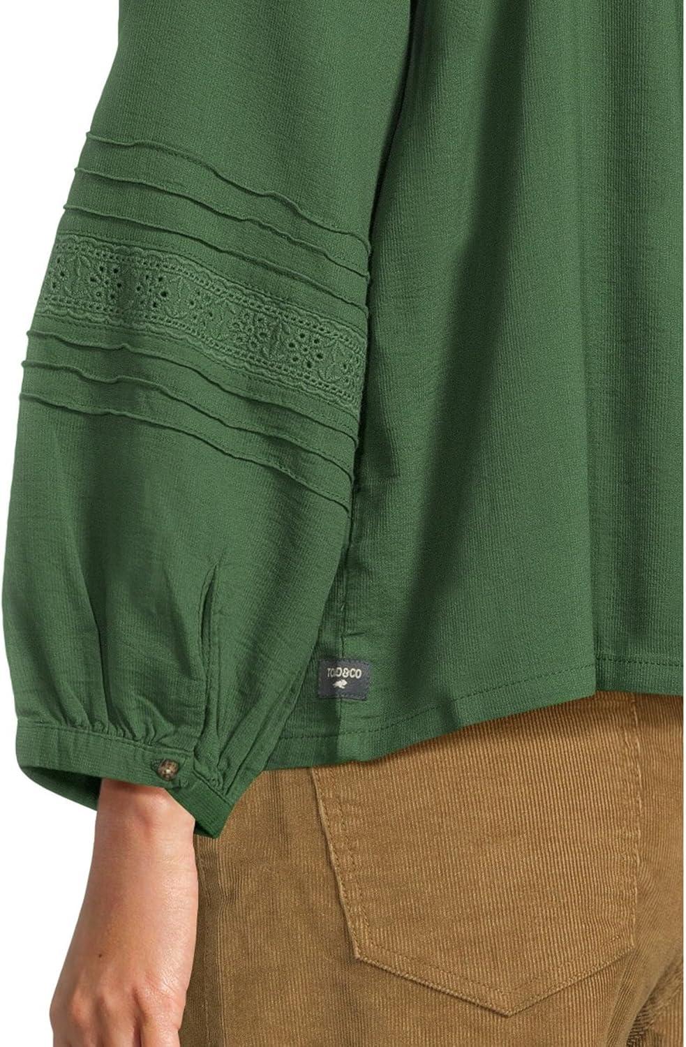image:imageToadampCo Manzana Peasant Long Sleeve ShirtPasture