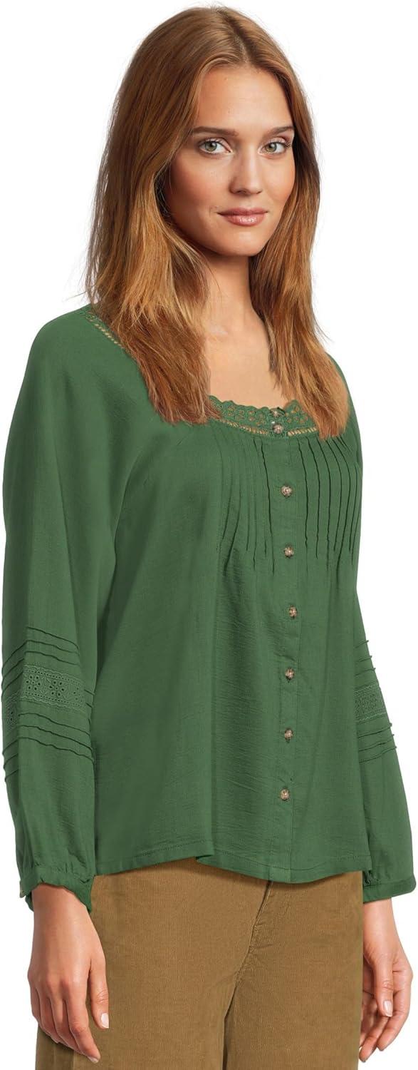 image:imageToadampCo Manzana Peasant Long Sleeve ShirtPasture