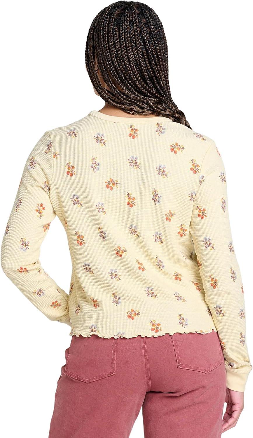 image:imageToadampCo Womens Foothill Long Sleeve Crew IIBarley Floral Print