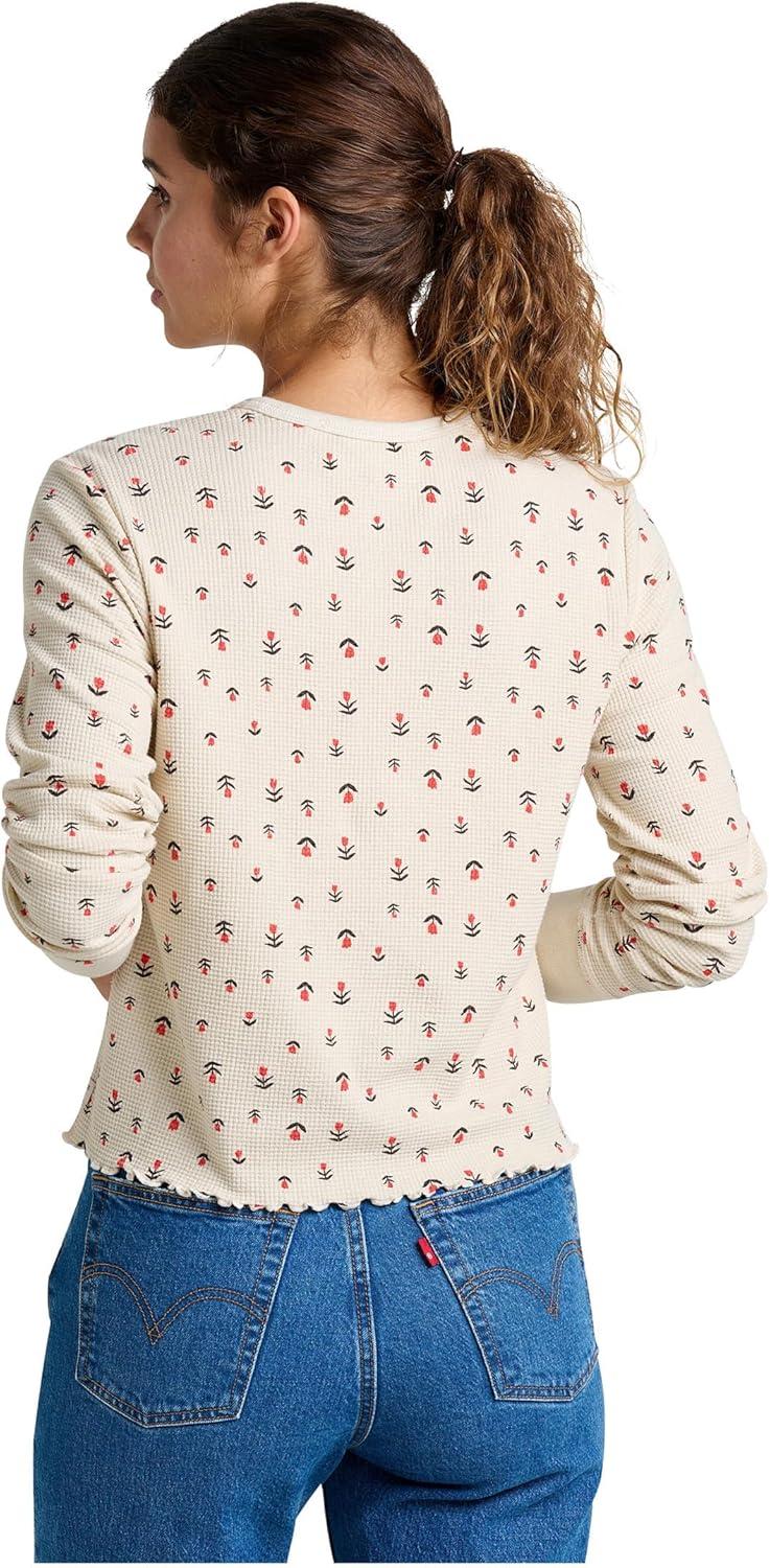 image:imageToadampCo Womens Foothill Long Sleeve Crew IISalt Tulip Print