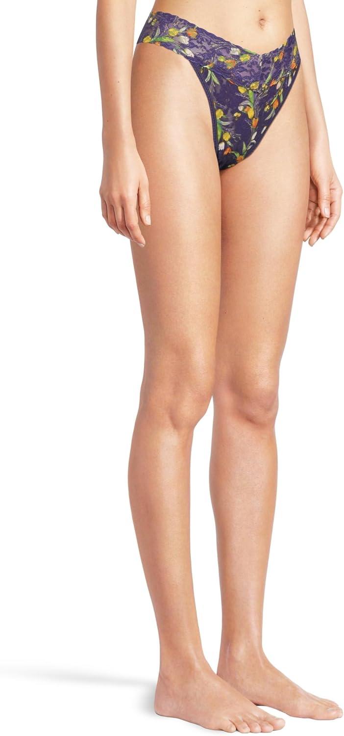 image:imagehanky panky womens Signature Lace Printed Original Rise ThongCentral Park
