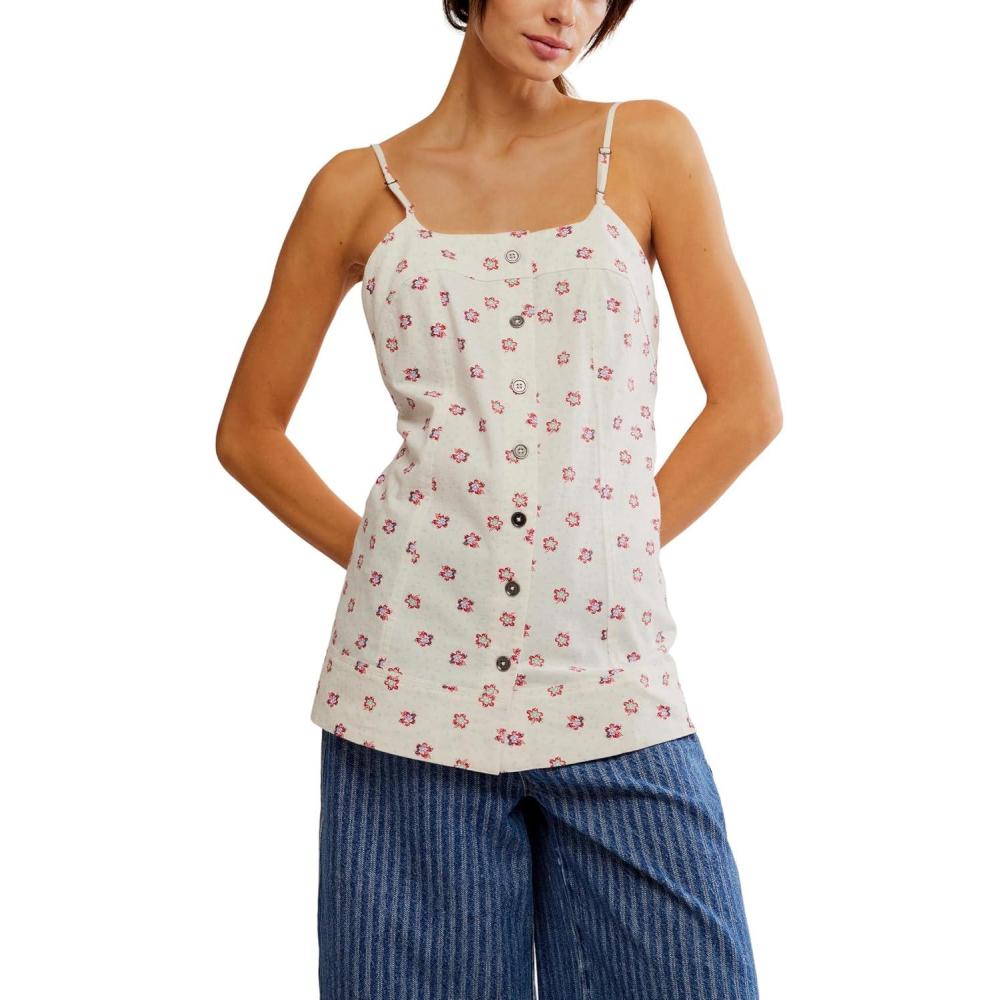 image:imageFree People Womens Maddie Printed TunicIvory Combo