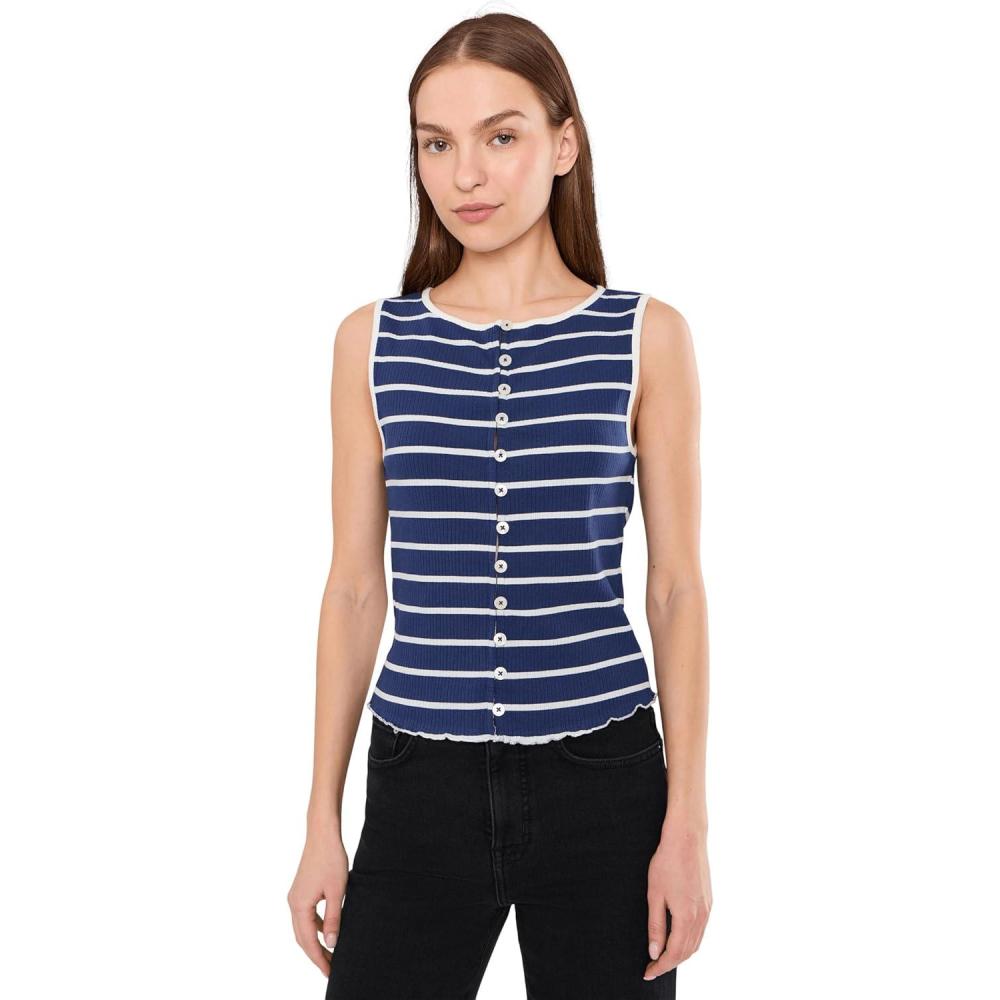 image:imageFree People Womens Tilly Striped TankNavy Combo