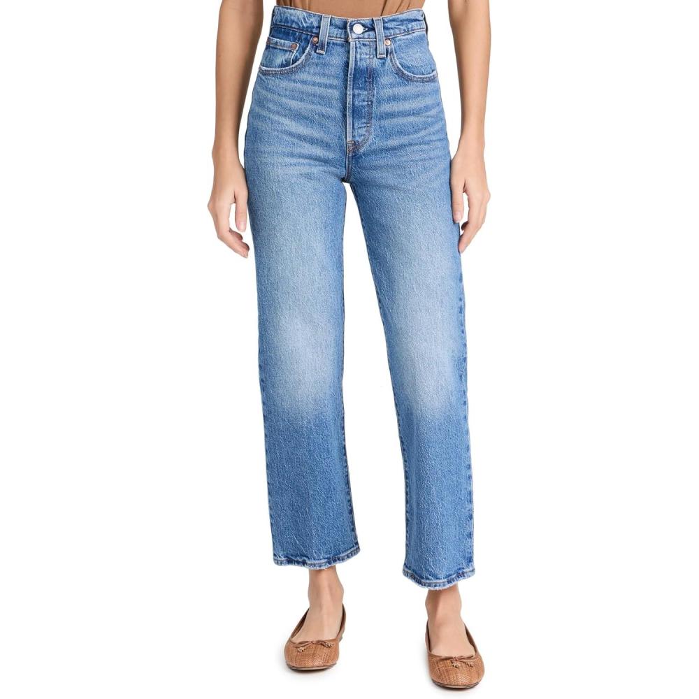 image:imageLevis Womens Premium Ribcage Straight Ankle JeansDance Around