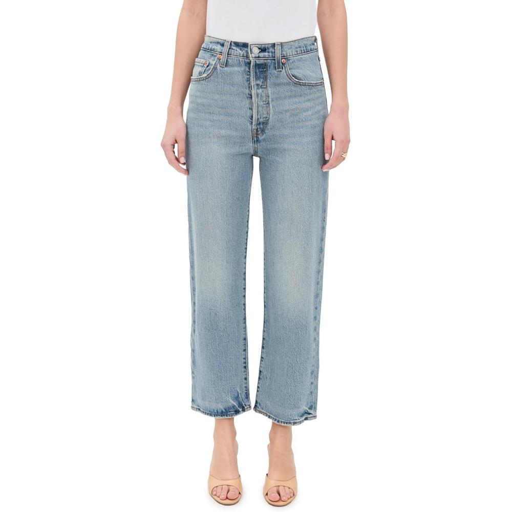 image:imageLevis Womens Premium Ribcage Straight Ankle JeansLets Share