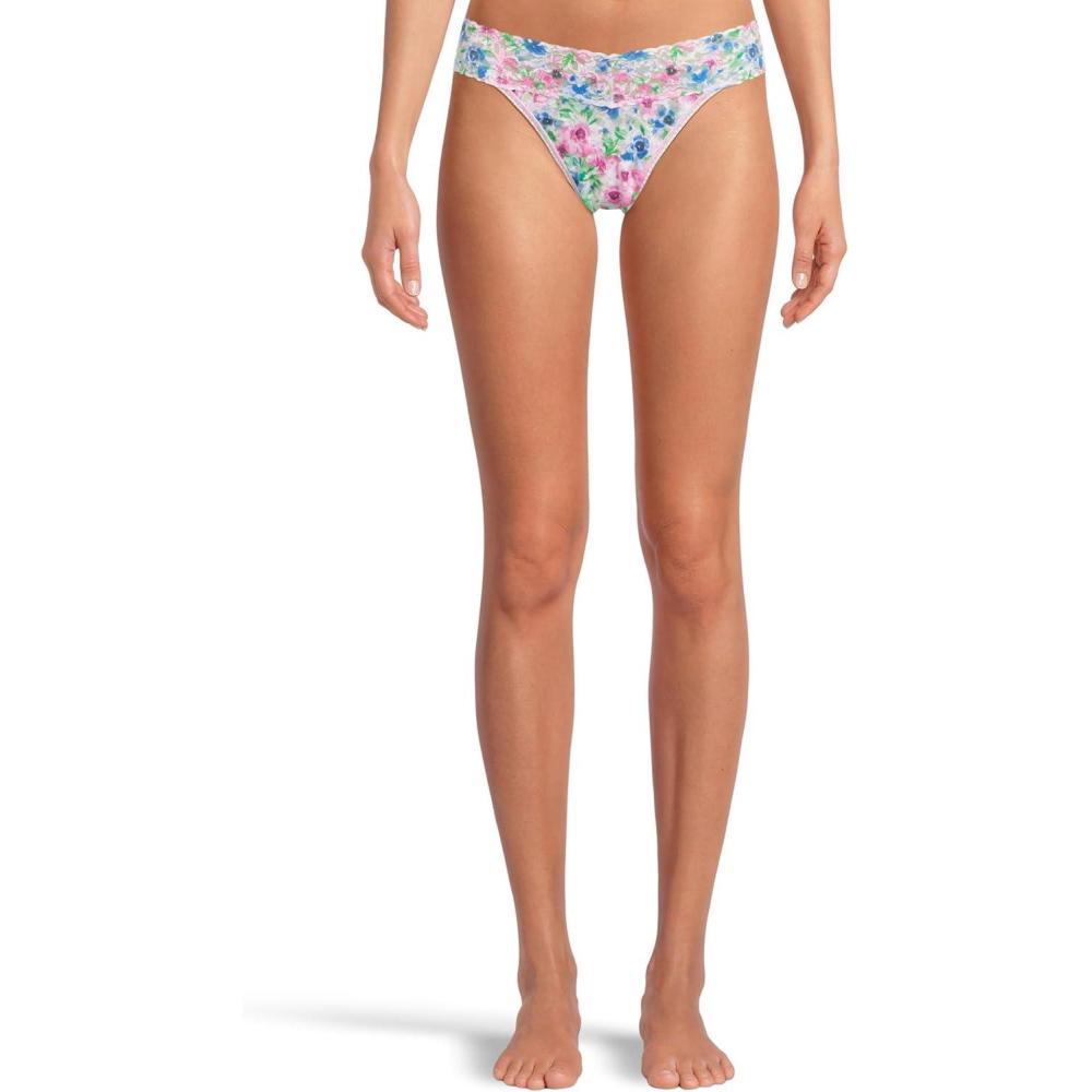 image:imagehanky panky womens Signature Lace Printed Original Rise ThongPaint and Pour