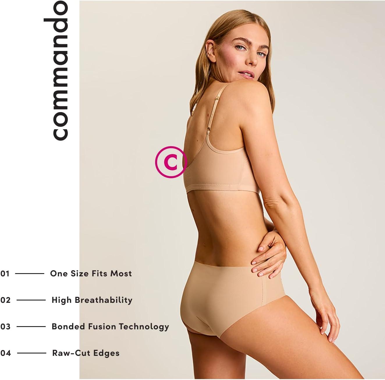 image:imageCommando Womens Invisible Rib One Size Bikini 3Pack GP225 Beige
