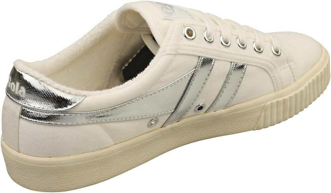 image:imageGola Womens Tennis Mark Cox Suede Trainers Off White Off White Silver Wj 39