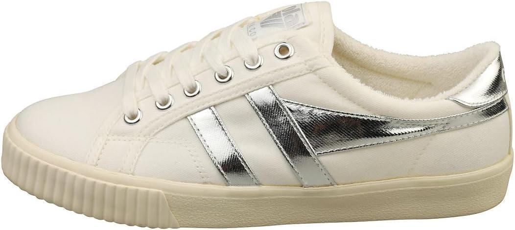 image:imageGola Womens Tennis Mark Cox Suede Trainers Off White Off White Silver Wj 39