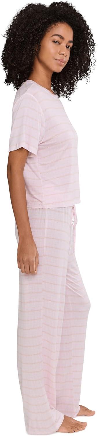 image:imageHoneydew Intimates womens All American Pj SetBallet Pink Houndstooth