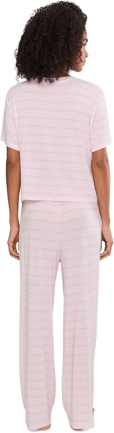 image:imageHoneydew Intimates womens All American Pj SetBallet Pink Houndstooth