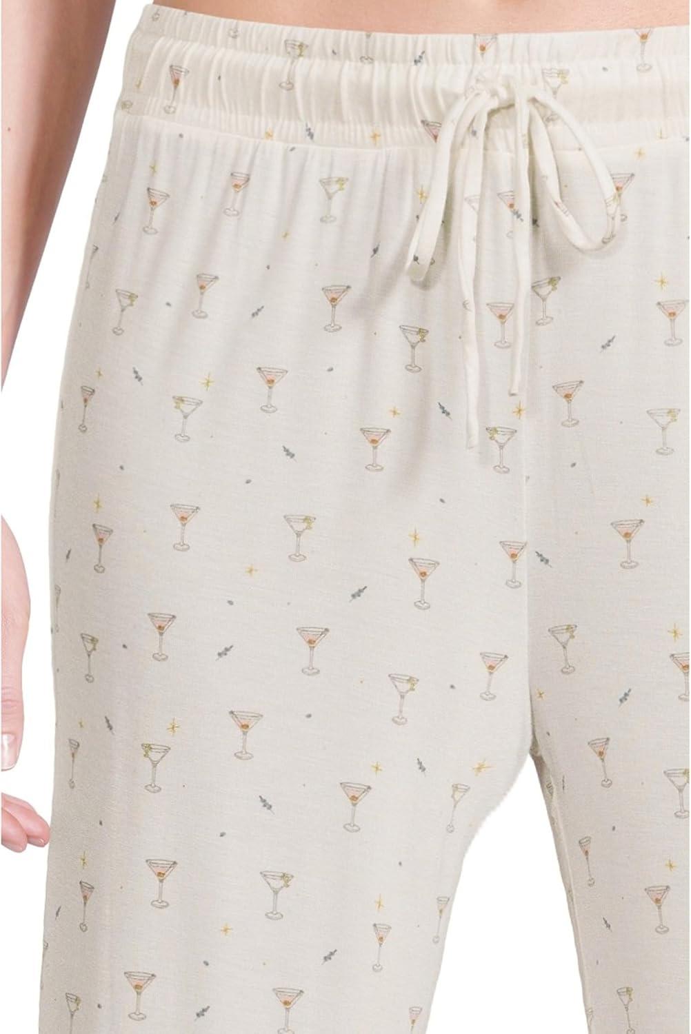 image:imageHoneydew Intimates womens All American Pj SetIvory Martinis