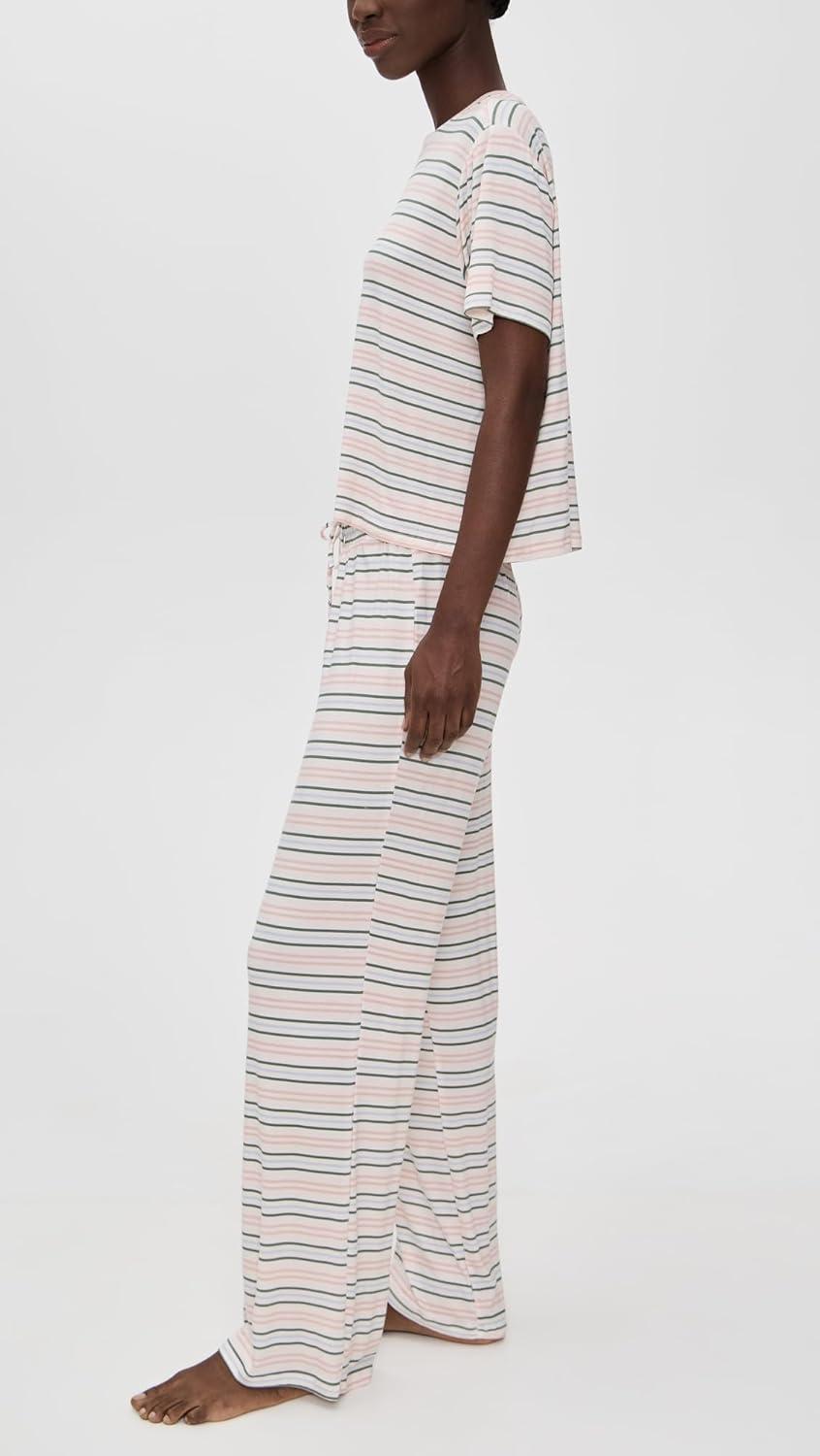 image:imageHoneydew Intimates womens All American Pj SetLinen Stripe