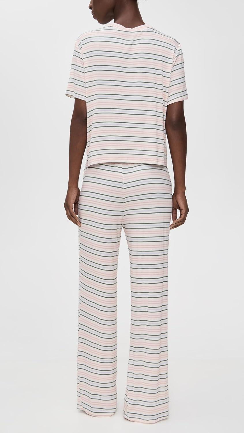 image:imageHoneydew Intimates womens All American Pj SetLinen Stripe