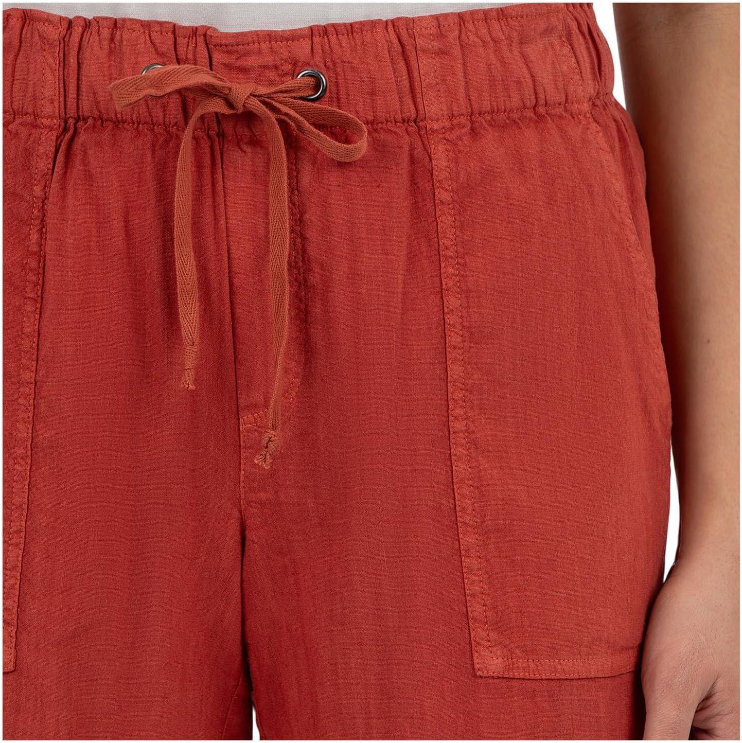 image:imageKUT from The Kloth Womens Katana HighRise Shorts Drawstring with Porkchop PocketsClay