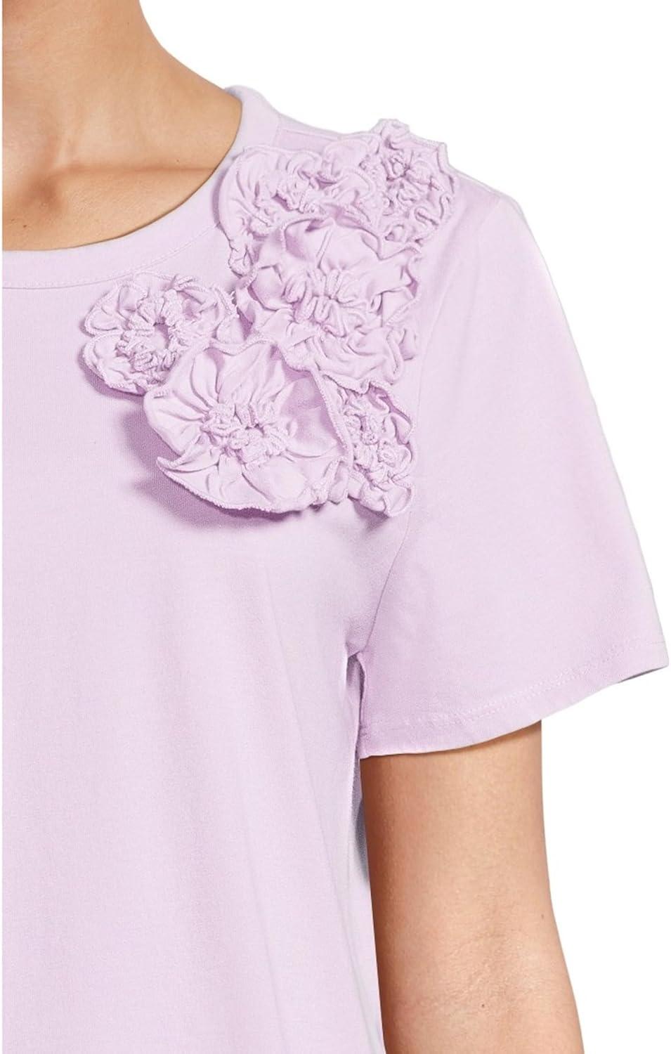 image:imageLilly Pulitzer Womens Clairmont Rosette Knit TopWater Hyacinth