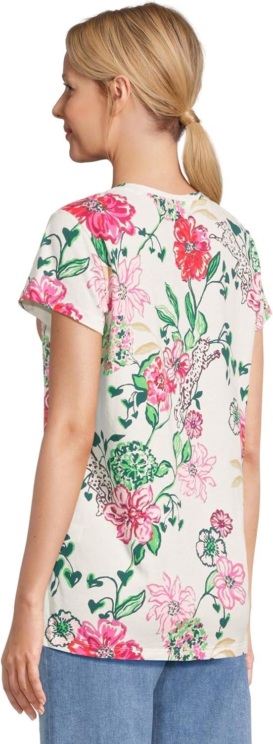 image:imageLilly Pulitzer Womens Meredith TeeCoconut Safari Sanctuary